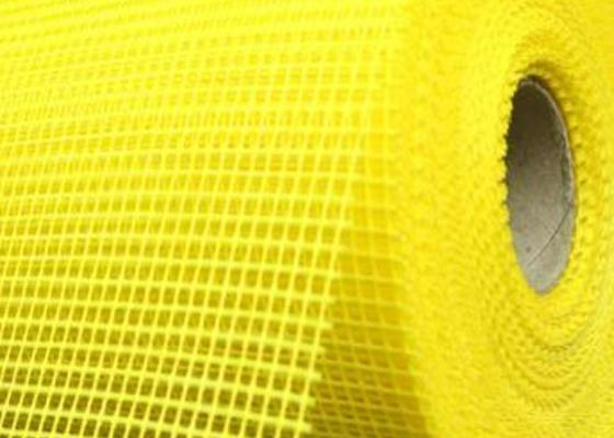 Κίτρινη αντίσταση διάβρωσης 1m υλικό Buliding πλέγματος καλωδίων φίμπεργκλας